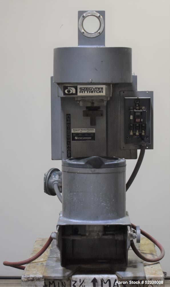Union Process #1SDG, Laboratory Attritor, 1.5 gallon tank capacity, .8 gallon working capacity, 1 gallon - Image 3
