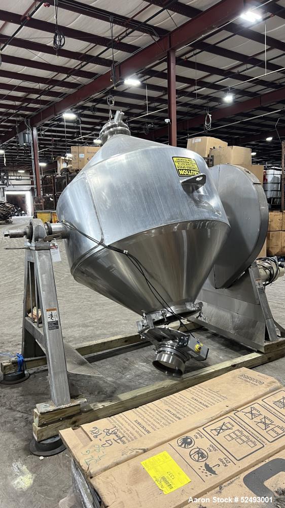 35 cu.ft. Abbe #RCB-54, Double Cone Blender/Mixer, 53 cu.ft. total capacity, 19.8" diameter loading, 7.87" - Image 1