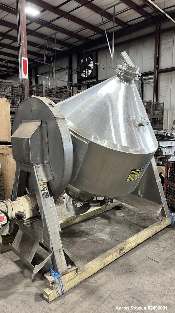 35 cu.ft. Abbe #RCB-54, Double Cone Blender/Mixer, 53 cu.ft. total capacity, 19.8" diameter loading, 7.87" - Image 2