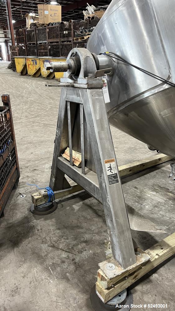 35 cu.ft. Abbe #RCB-54, Double Cone Blender/Mixer, 53 cu.ft. total capacity, 19.8" diameter loading, 7.87" - Image 4