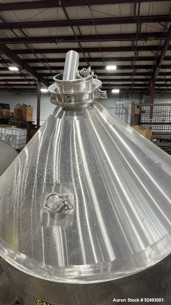 35 cu.ft. Abbe #RCB-54, Double Cone Blender/Mixer, 53 cu.ft. total capacity, 19.8" diameter loading, 7.87" - Image 7