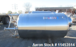 700 gallon DCI, Reactor, Stainless Steel, Vertical, 48" diameter x 84" straight side, 35/FV psi @ 358°F - Image 1
