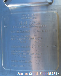 700 gallon DCI, Reactor, Stainless Steel, Vertical, 48" diameter x 84" straight side, 35/FV psi @ 358°F - Image 5