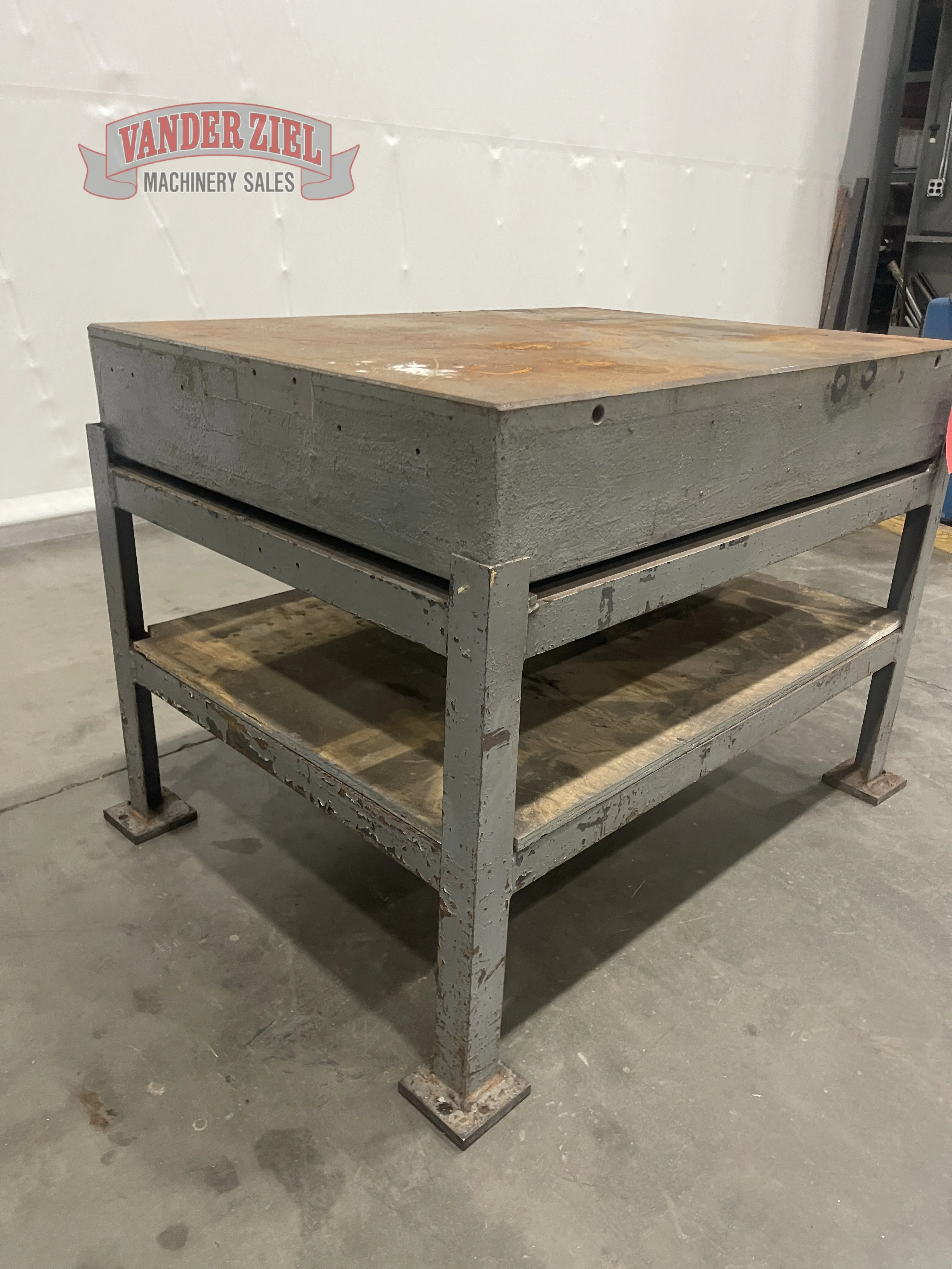 3' x 4' x 8" thick, Metal table - Image 4