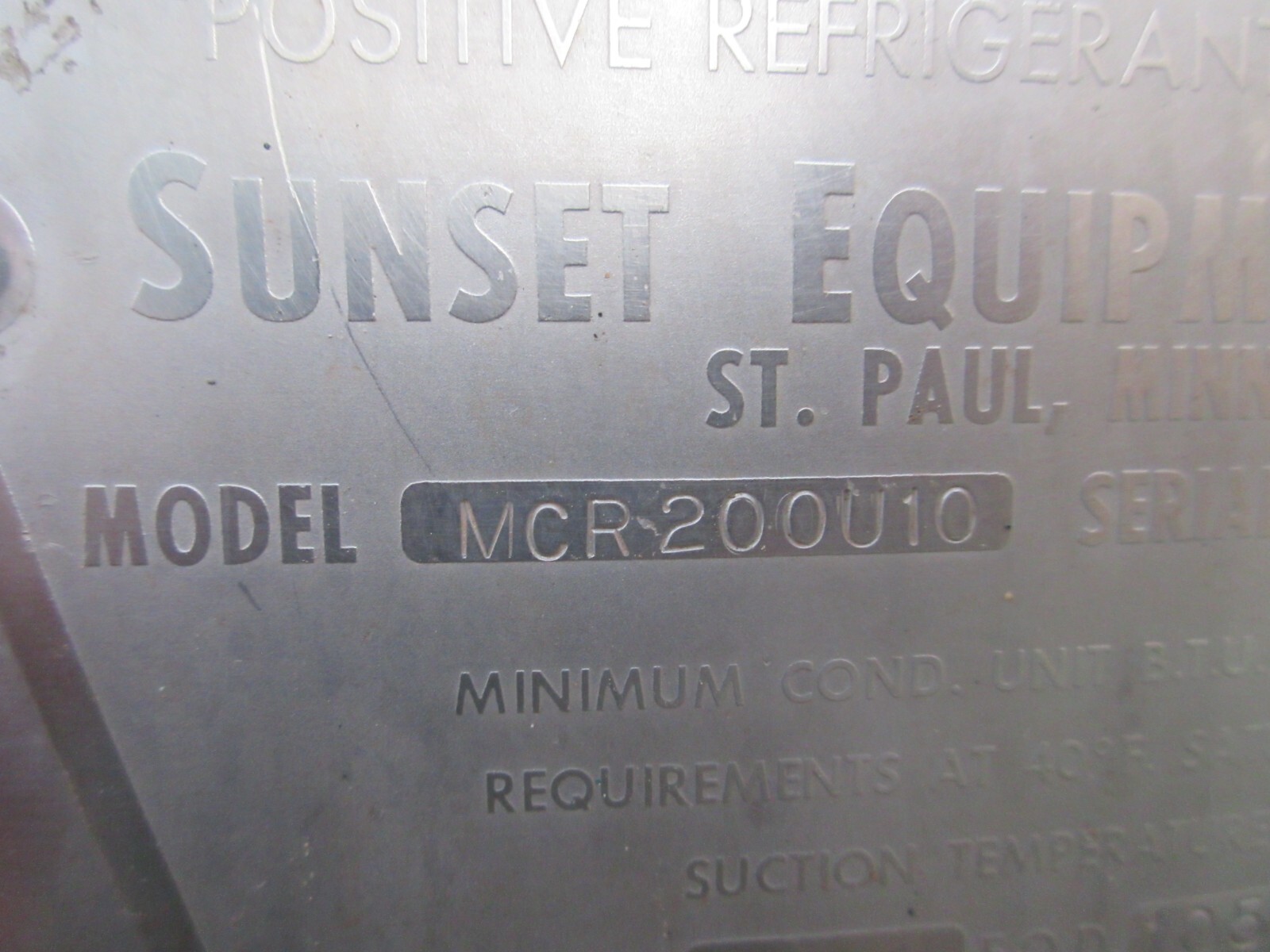 Sunset #MCR200U10, Refrigerated milk cooler w/milk master agitator drive - Image 5