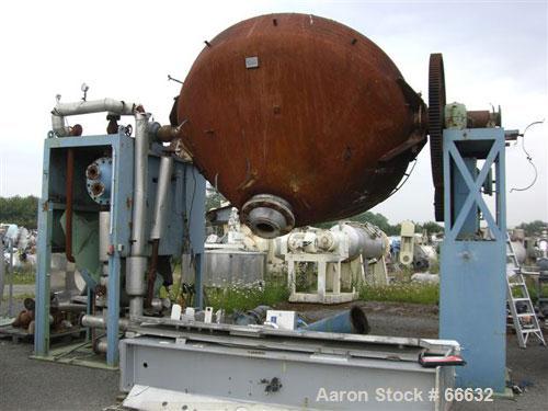 Henkhaus, Stainless Steel Double Cone Vacuum Dryer, 8000 liter capacity, 118" diameter x 39" straight side x - Image 2