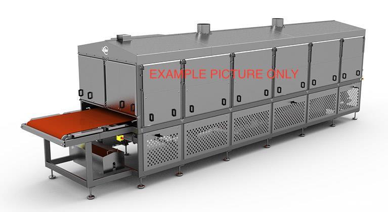 JBT Foodtech #PB-1542, Progrill Contact Cooker, 59" usable belt width, 13.78' cooking length, 10 deg. - Image 1