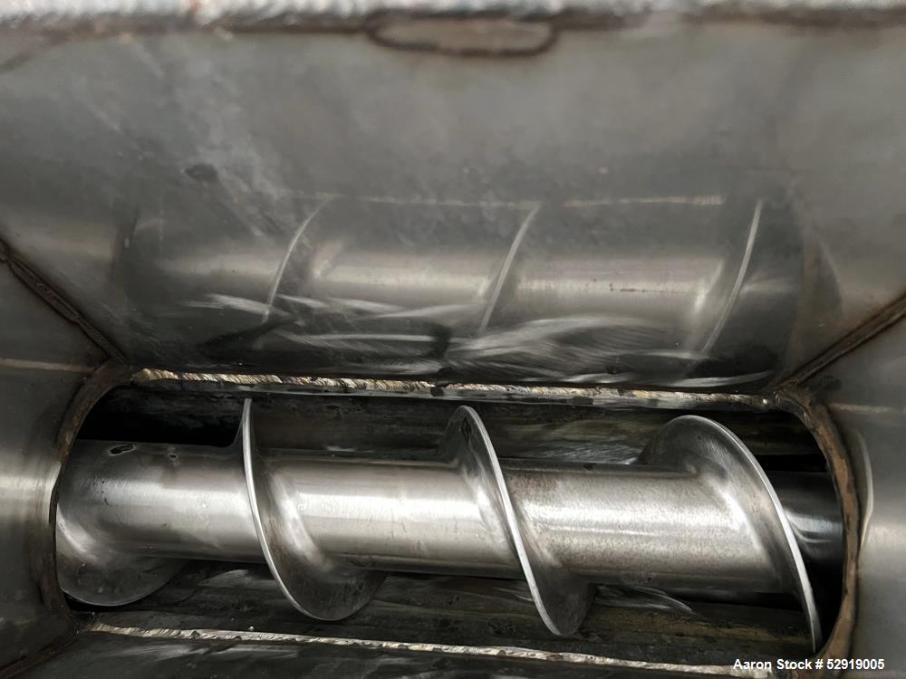 Summerlot, Dryer, Stainless Steel, 12" L x 6" width feed hopper, 3.75" diameter x 48" L screw, 3/4" pitch - Image 8