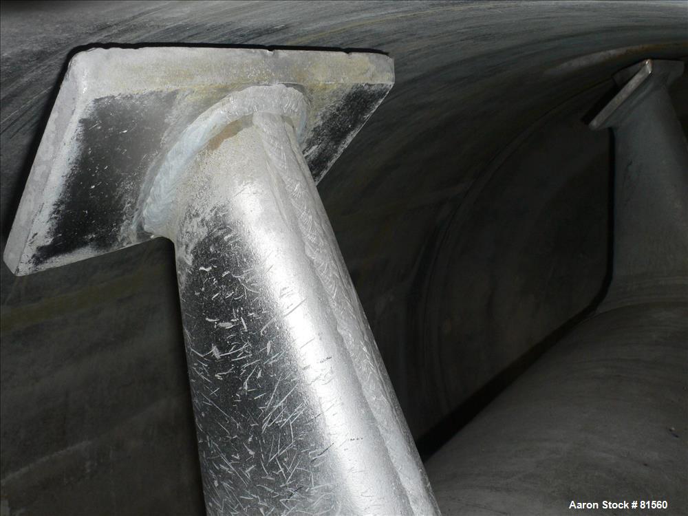 Vevey, Rotary Vacuum Dryer, 75 cu.ft. work capacity, 52" diameter x 128" straight side, 30/FV psi @ 392 F - Image 5