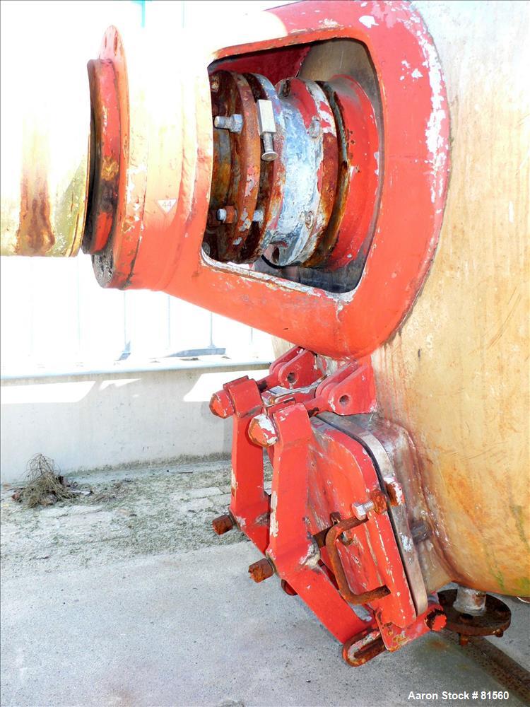 Vevey, Rotary Vacuum Dryer, 75 cu.ft. work capacity, 52" diameter x 128" straight side, 30/FV psi @ 392 F - Image 10