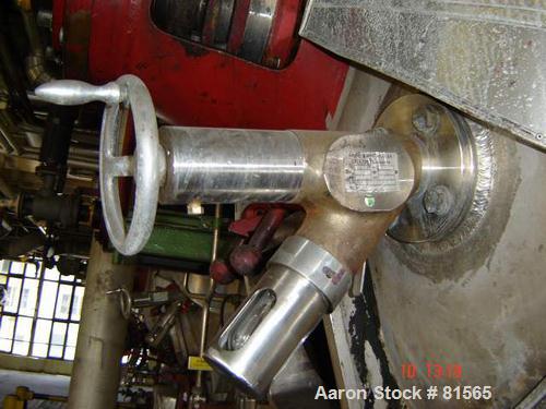 Vevey, Rotary Vacuum Dryer, 75 cu.ft. work capacity, 52" diameter x 128" straight side, 72/FV psi @ 311 F - Image 4