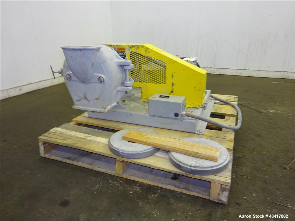 Sturtevant #2-10, Sample Grinder, Carbon Steel, 100-400 lbs/hr., 20-100 mesh, (2) 10" diameter Grinding disc - Image 3