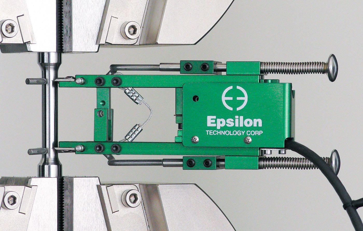 Epsilon Technology Corp, New 1" or 2" Gage Length 5-100% Travel Clip On Extensometer - Image 1
