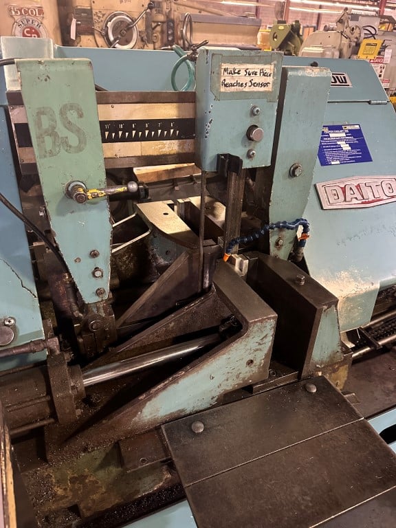 12.5" x 12.5" Daito #GA320W, automatic horizontal band saw, 1.5" x 168" blade, 5 HP, programmable Control - Image 6
