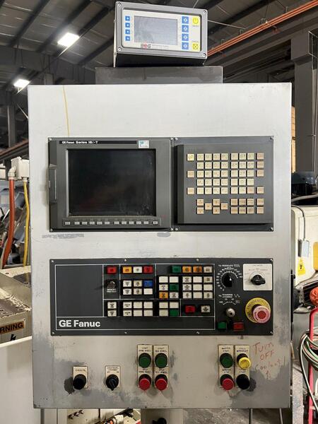 Cincinnati #RK220-8, CNC centerless grinder, Fanuc 18i-T, SBS SB-5500 balance system, manual, rebuilt 2002 - Image 4