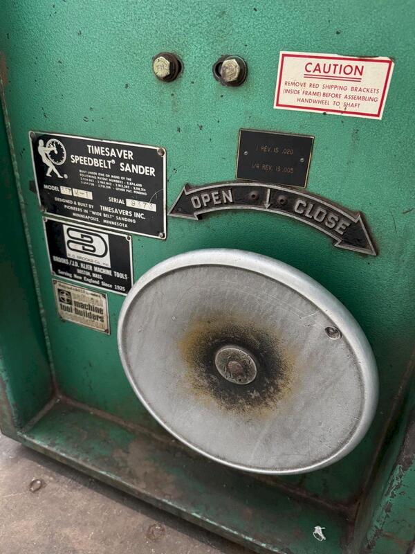 36" Timesavers #337M-1, Dry belt grinder/sander - Image 3