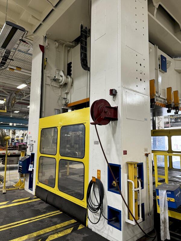 2500 Ton, Schuler SMG #HZPU-T-2250-4600/2450, hydraulic press, 65" stroke, 40" die shut-height min. - Image 9