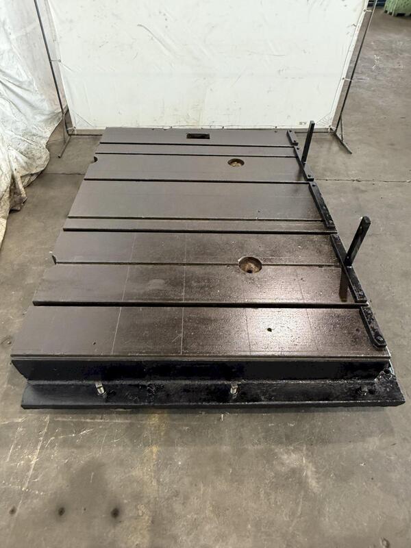 84" x 67" x 10" T-Slotted floor plate, 4 T-slots - Image 3