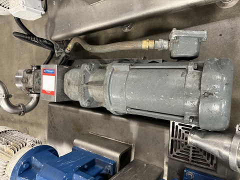 Fristam #FL2751, positive displacement pump, 2" dia. inlet/outlet, 5 HP motor, mounted on Stainless Steel - Image 4