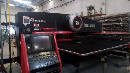 33 Ton, Amada #EMK-3610NT, AMNC-F Control, 60" x 100", thick type, 2011 - Image 2