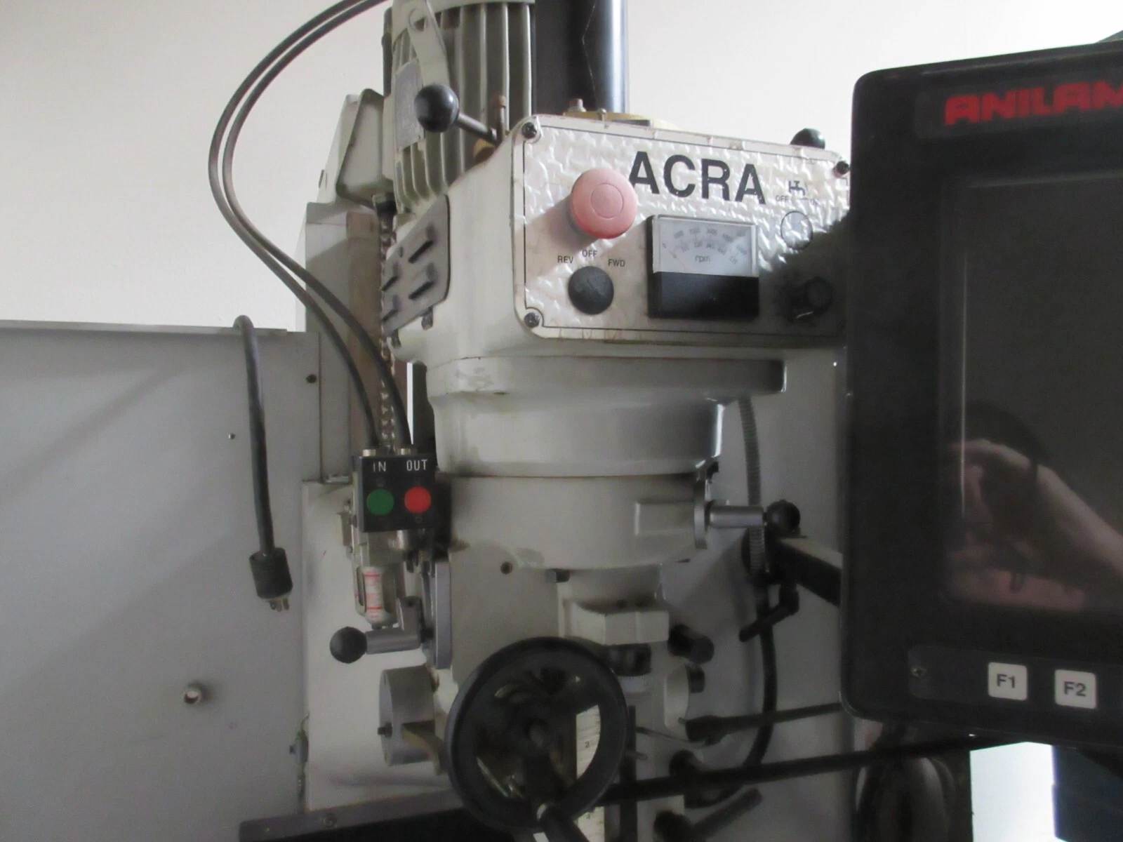 Acra CNC Vertical Mill, Anilam 3300MK Control, 3 HP - Image 4