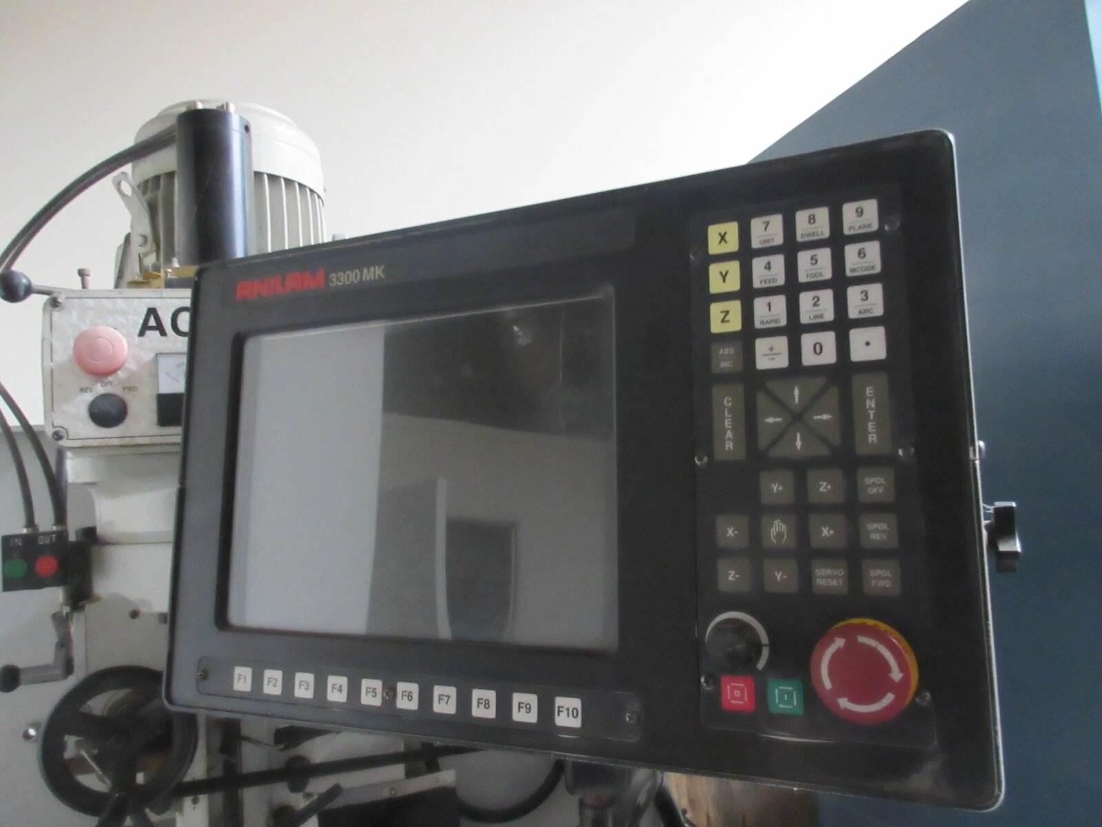 Acra CNC Vertical Mill, Anilam 3300MK Control, 3 HP - Image 8