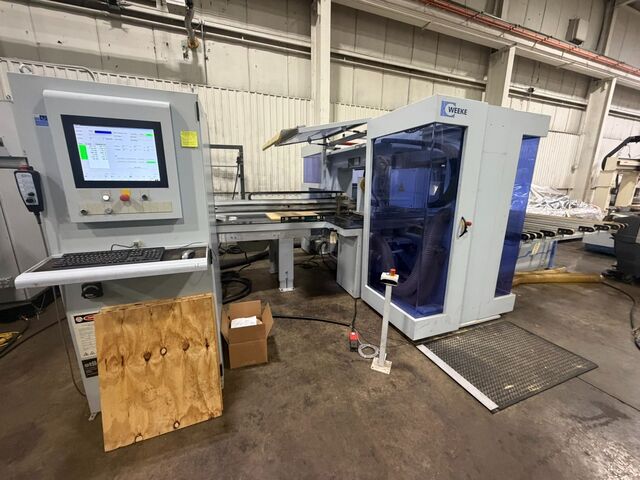 Weeke #Optimat-BHX-500, CNC router processing center, top & bottom processing, dual routers & drill banks - Image 1