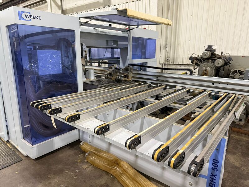 Weeke #Optimat-BHX-500, CNC router processing center, top & bottom processing, dual routers & drill banks - Image 5