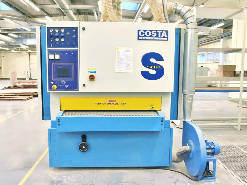 53" Costa #S-A-1/TRIT-1350, 2-head belt sander, 16-82 FPM, emergency stop, 2009 - Image 1