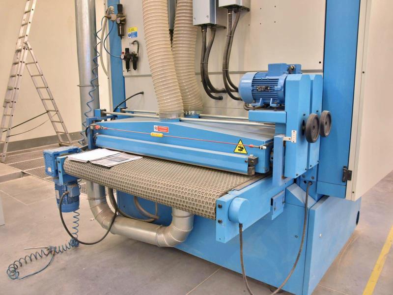 53" Costa #S-A-1/TRIT-1350, 2-head belt sander, 16-82 FPM, emergency stop, 2009 - Image 4