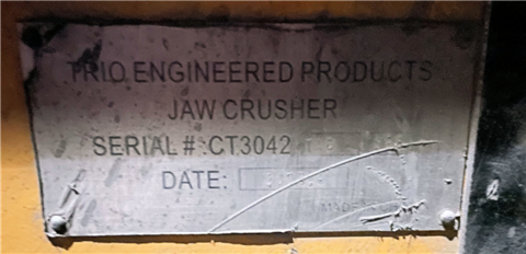 30" x 42" Trio Engineered Products #CT3042, Jaw crusher - Image 3