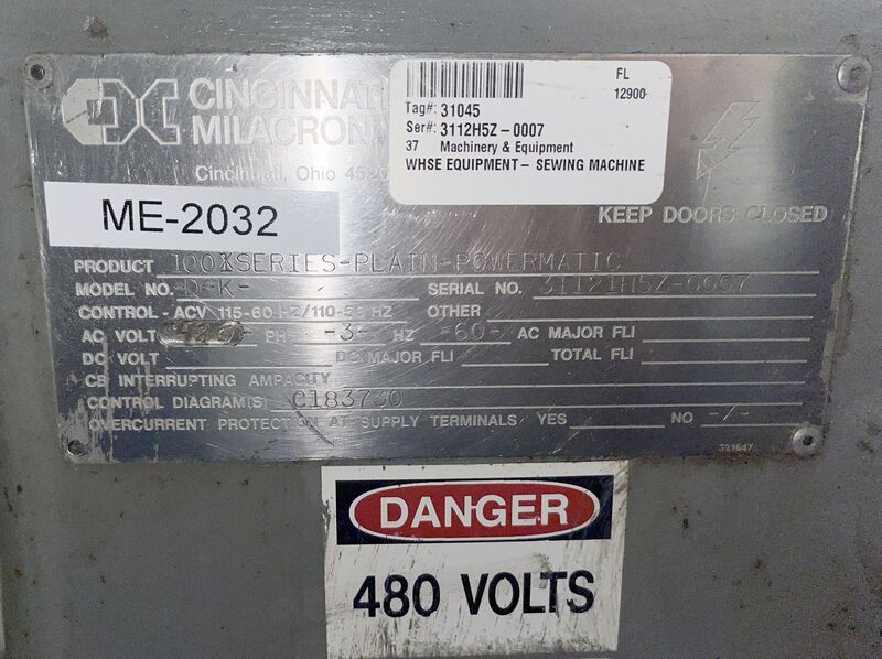Cincinnati Milacron #107-122 Powermatic DK, horizontal production mill, 7.5 HP, 50 NSTD - Image 4