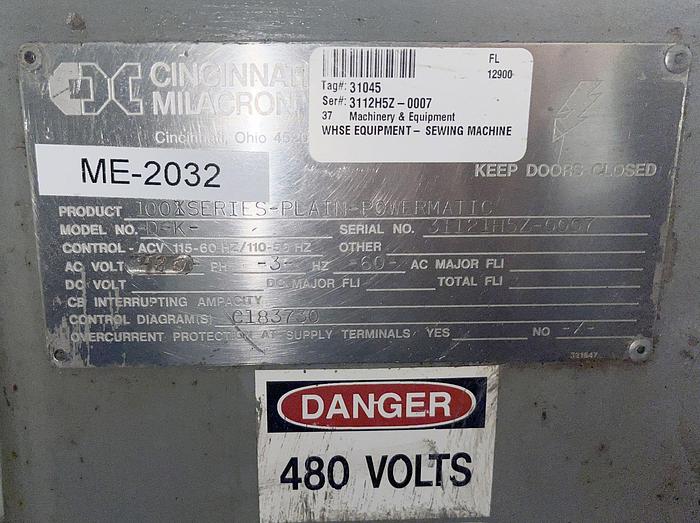 Cincinnati Milacron #107-122 Powermatic DK, horizontal production mill, 7.5 HP, 50 NSTD - Image 9