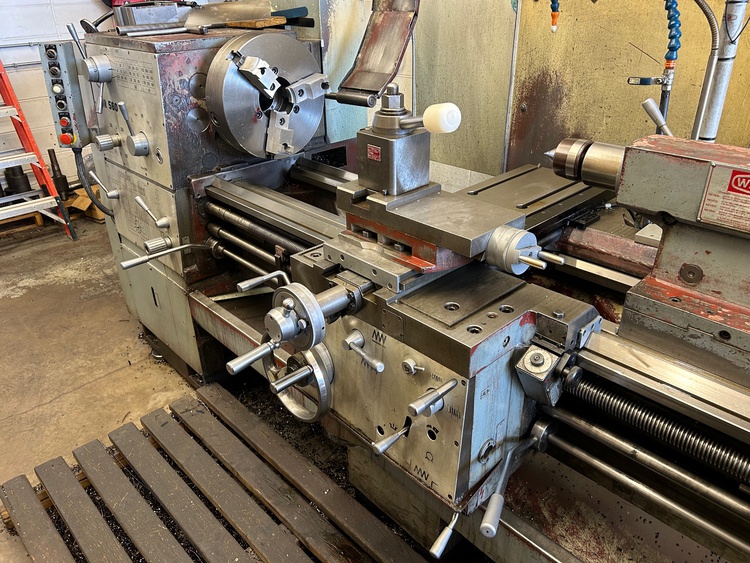 22" x 120" Toolmex #TUR560, engine lathe, 3.5" hole, inch/metric, taper attachment, digital read out, 1995 - Image 8