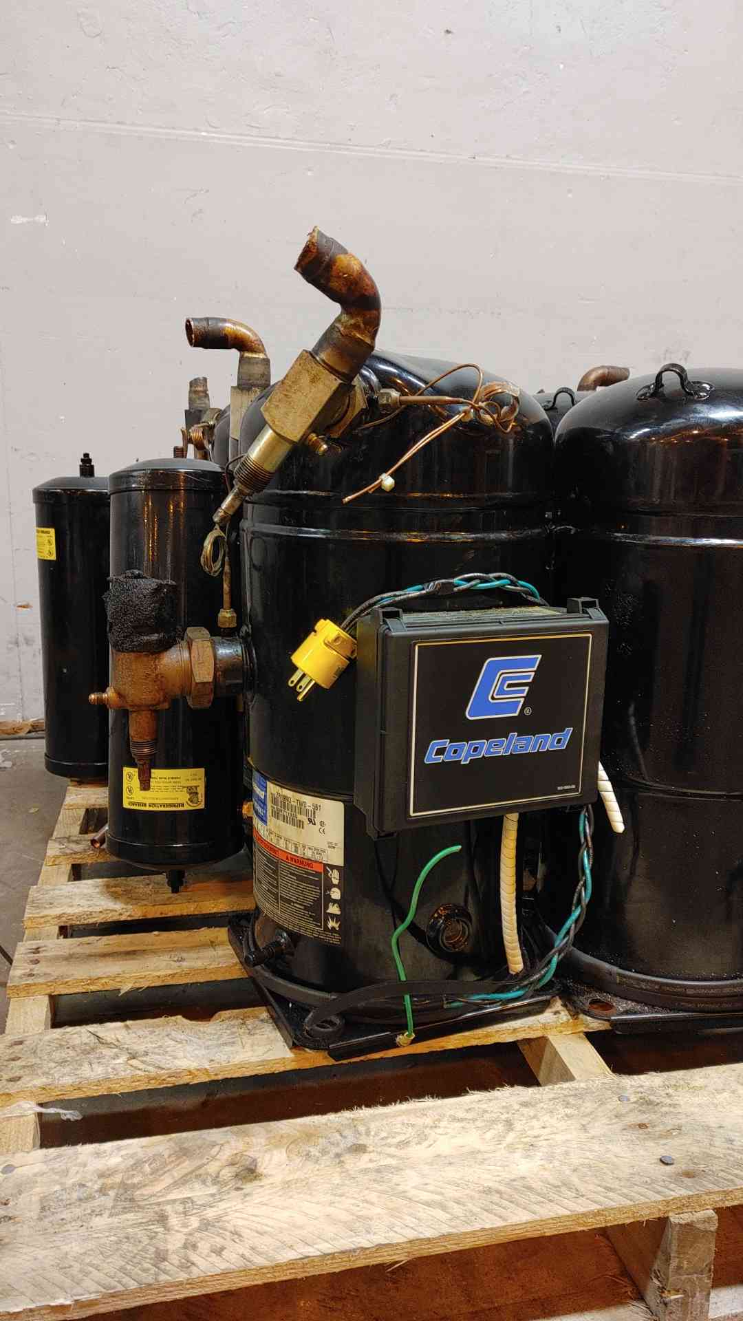 Copeland #ZR19M3-TWD-561, Scroll Compressor 460V 3PH (3 available