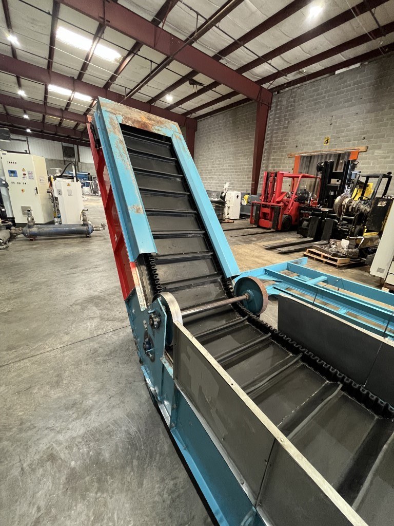 26" wide x 8' long, Hockey Stick, cleated bunting conveyor, 100 FPM, Bunting/Mesutronic Quicktron 5.2-E-300 - Image 6