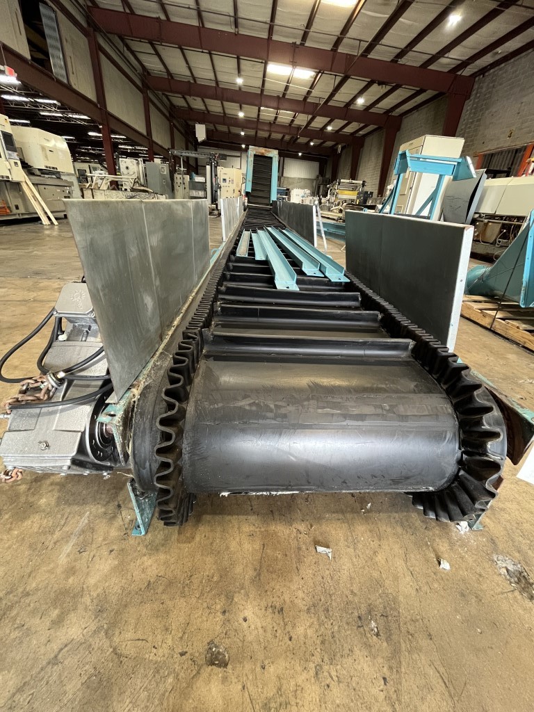 26" wide x 8' long, Hockey Stick, cleated bunting conveyor, 100 FPM, Bunting/Mesutronic Quicktron 5.2-E-300 - Image 9