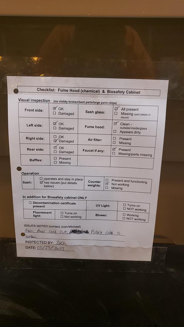 Kewaunee, Fume Hood, epoxy counter top, 4' width - Image 6