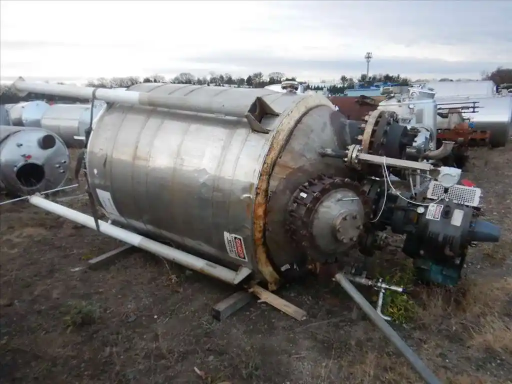 1000 gallon Brighton, 316L Stainless Steel reactor, S47211 - Image 9