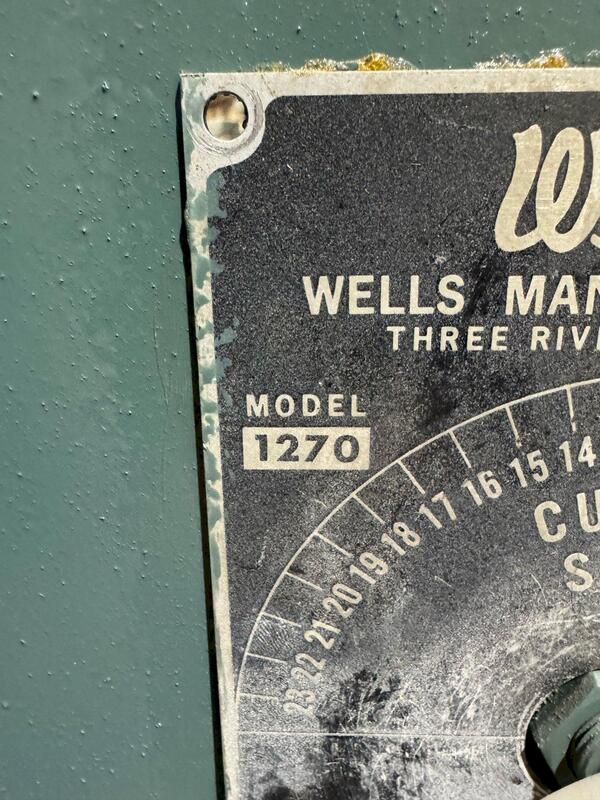 12" x 16" Wellsaw #1200, semi-automatic horizontal bandsaw, S/N 55012100 - Image 8
