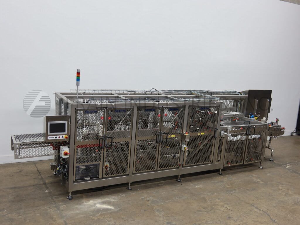 Serpa Packaging #2000WA, automatic, continuous motion, Stainless Steel, wrap around hot melt glue cartoner - Image 1