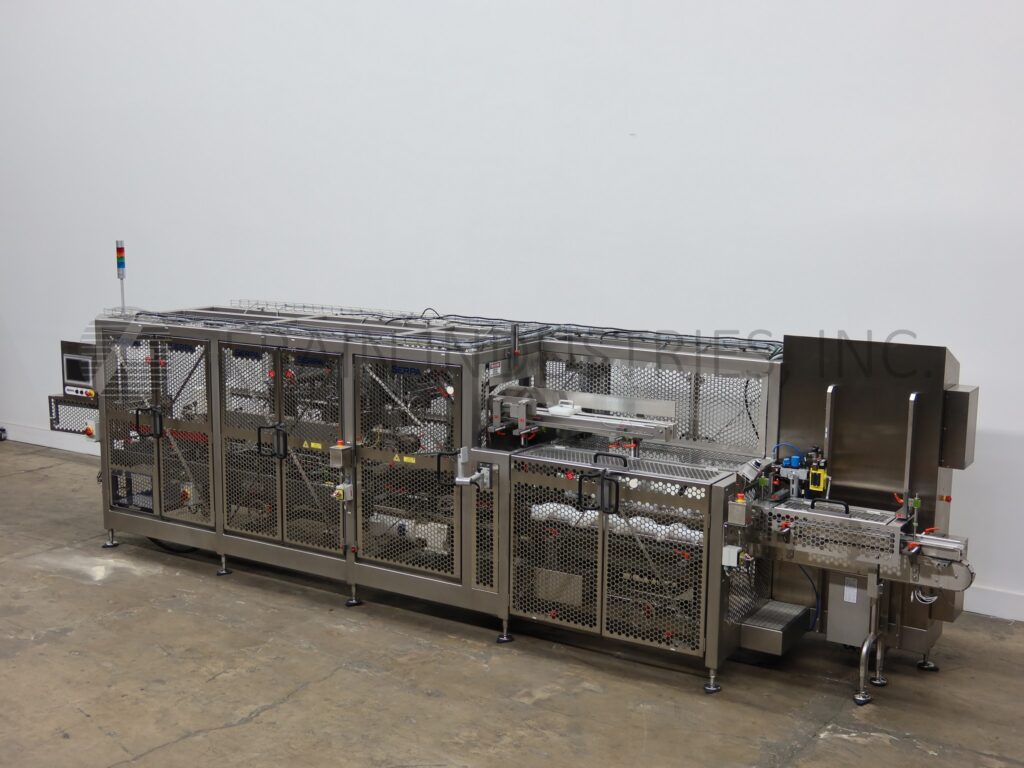 Serpa Packaging #2000WA, automatic, continuous motion, Stainless Steel, wrap around hot melt glue cartoner - Image 5