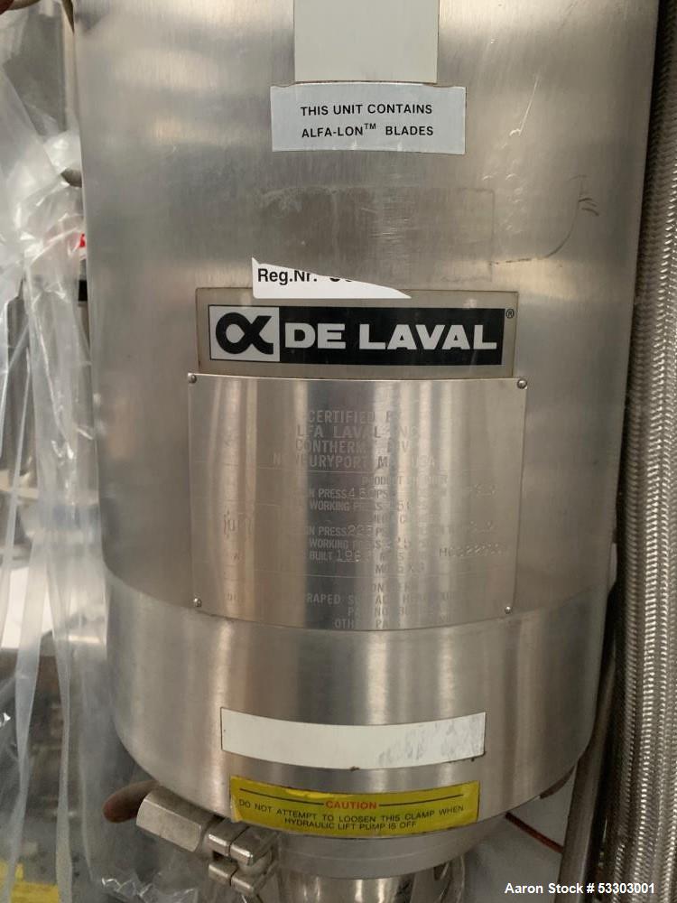 Alfa-Laval #CONTHERM-6X3, Scraped Surface Heat Exchanger, 316L Stainless Steel, Vertical - Image 2
