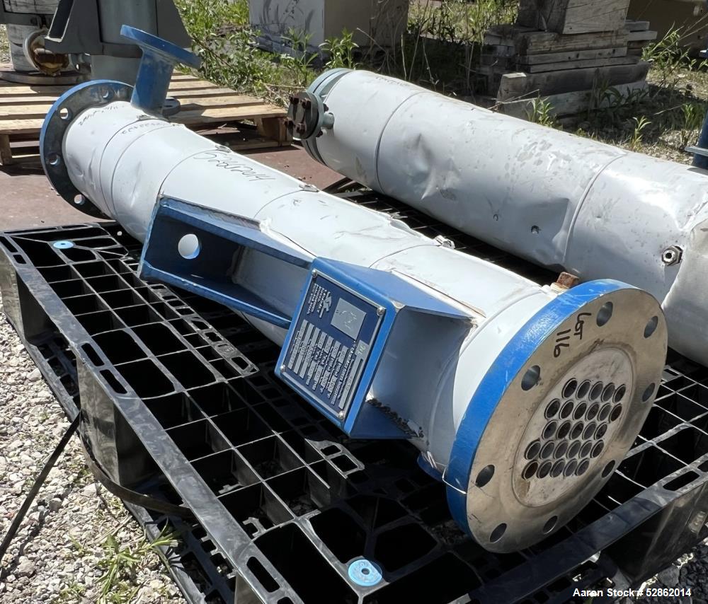 21.2 sq.ft., Cataract Steel Industries Shell and Tube Heat Exchanger, 100 psi - Image 1