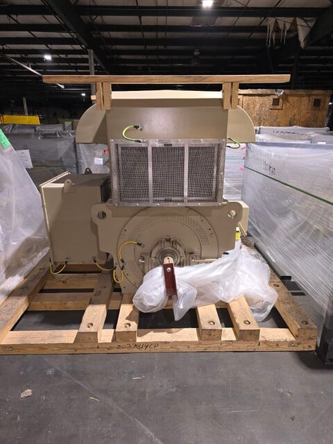 450 HP 3600 RPM General Electric, Frame 508/9LS, weather protected enclosure type 2, sleeve, VFD duty, 1.15 - Image 3