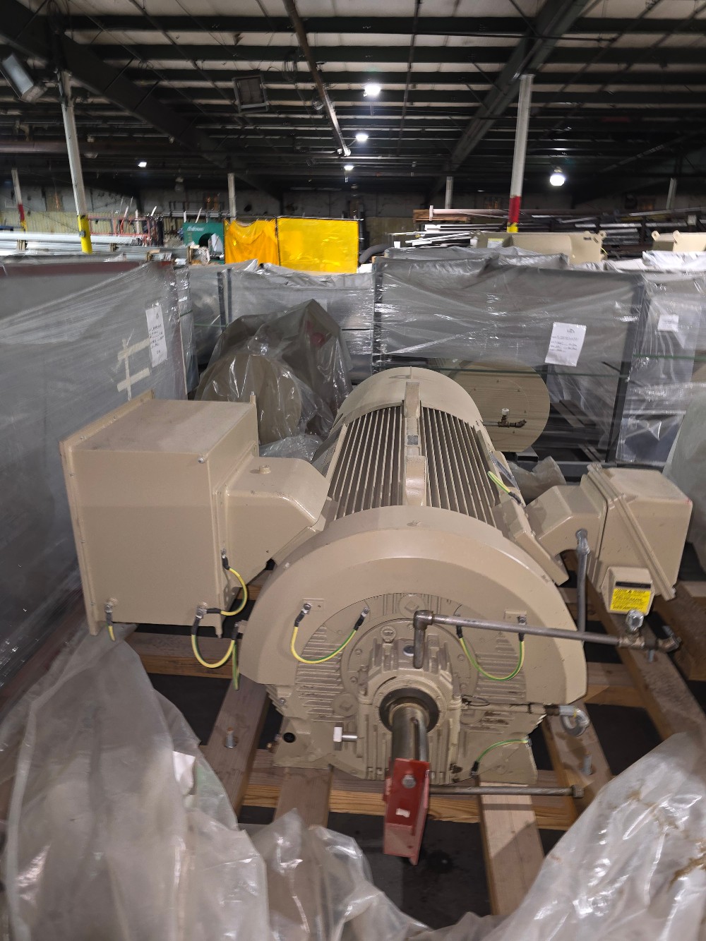 800 HP 3600 RPM General Electric, Frame 5811/12LS, TEFC, CU Rotor, sleeve, 1.15 service factor, VFD Duty - Image 8