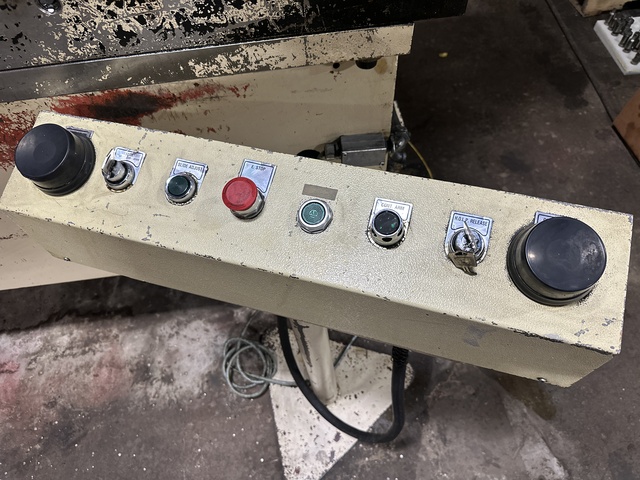 121 Ton, Sutherland #Mark-2-121, OBS gap frame press, 3" stroke, 14.96" die space, 45-90 SPM, 2000 - Image 6