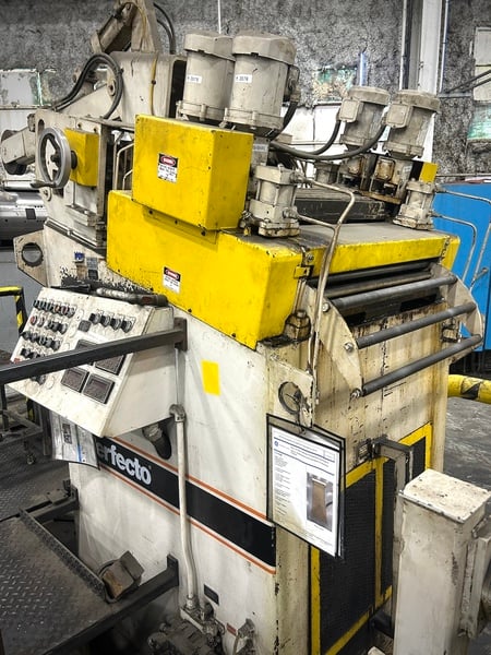 30" x .125" Perfecto #RS20-30B, coil reel with coil car, 20000 lb., Perfecto Servo feedline - Image 4