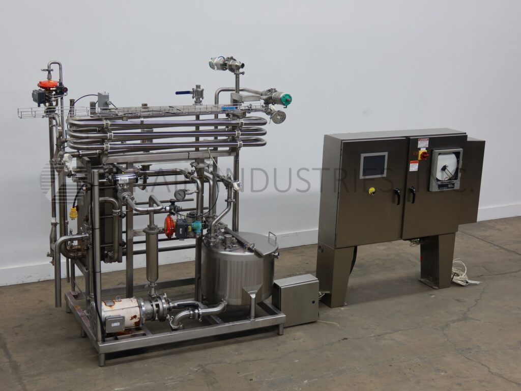 APV #SR2-R-14, pasteurizing system with a 30 gallon, Stainless Steel, tank & heat exchange system, 25-1/2" - Image 1
