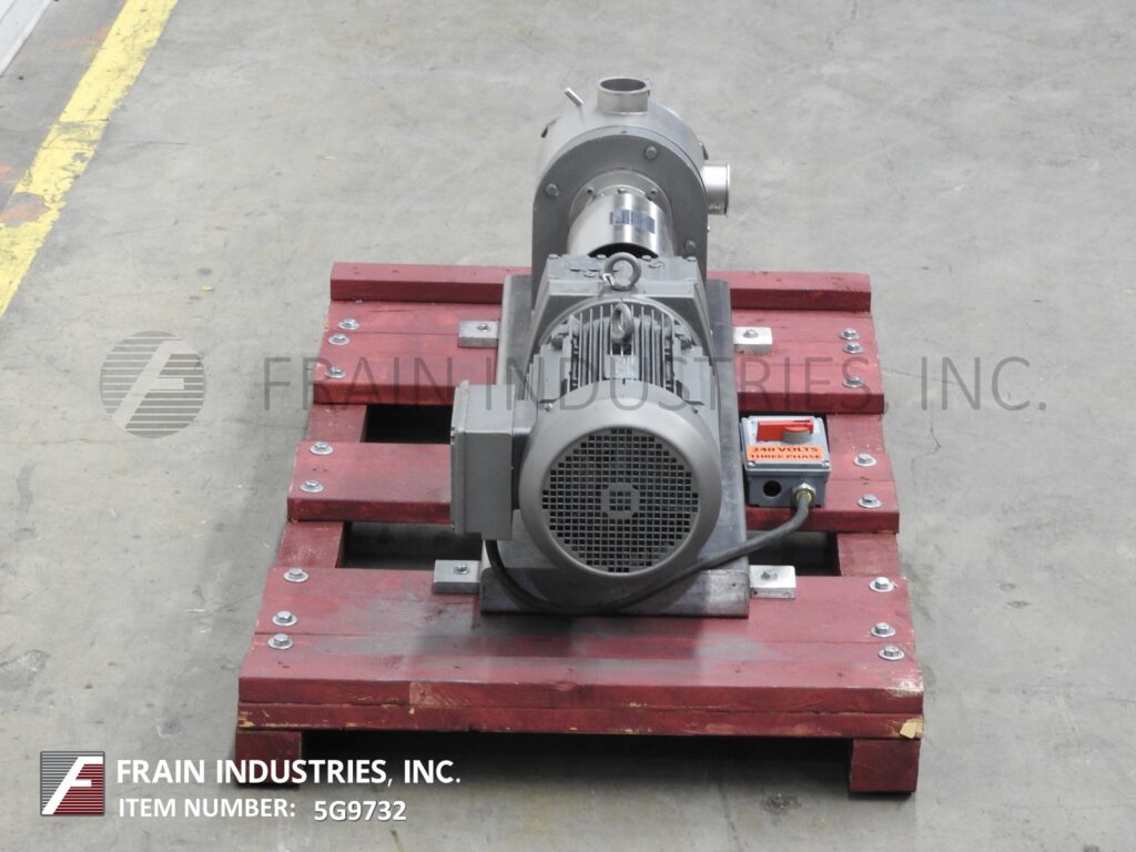 138 GPM @ 150 psi, Sine #MR135-NNTC, Stainless Steel, sanitary, positive displacement pump - Image 4